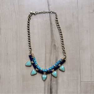 J Crew Teal Statement Necklace